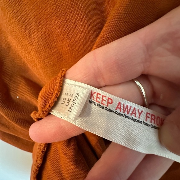 Free People Beach orange kahana tunic dress s - Picture 10 of 10